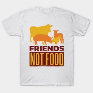 Friends Not Food - Vegan Team T-Shirt